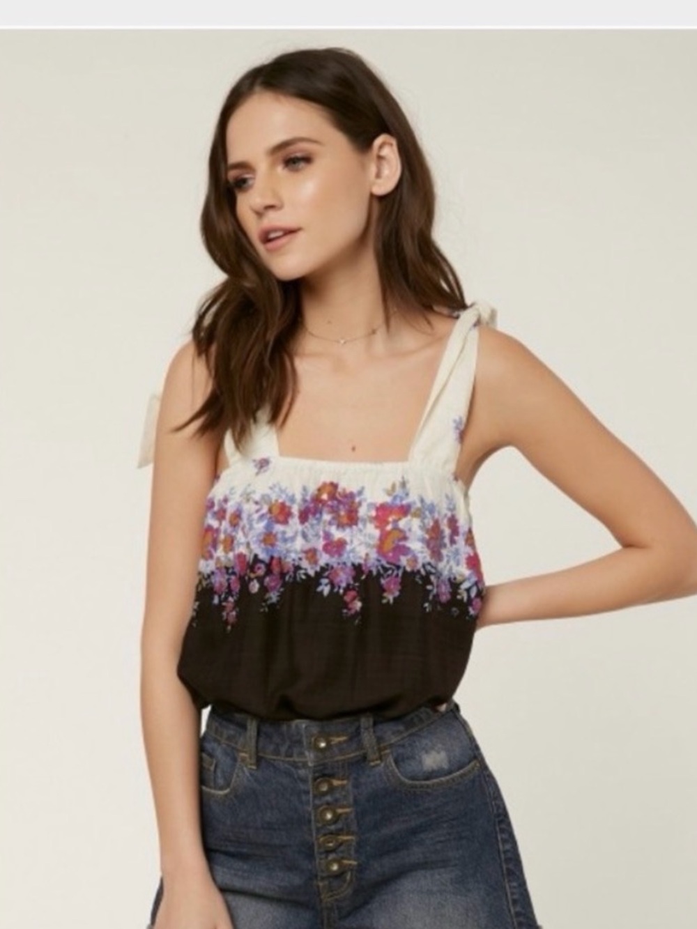 O’Neill Cropped Floral Top